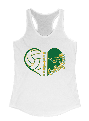 Hempstead Mustangs Heart Volleyball Women's Tank Top