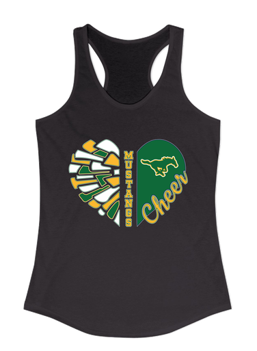 Hempstead Mustangs Heart Cheer Women's Tank Top
