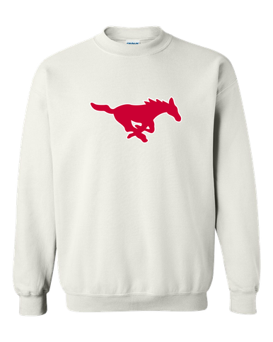 Memorial Mustangs Mascot #1 Men's Sweatshirt