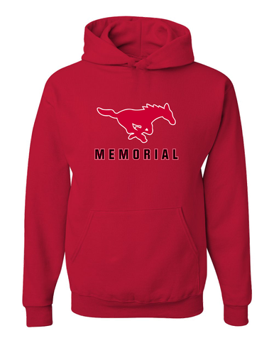 Memorial Mustangs Mascot #2 Men's Premium Hoodie