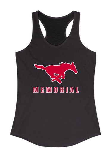 Memorial Mustangs Mascot #2 Women's Tank Top
