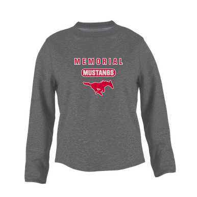 Memorial Mustangs Mascot #3 Women's Sweatshirt