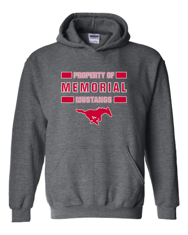 Memorial Mustangs Property Of Men's Hoodie