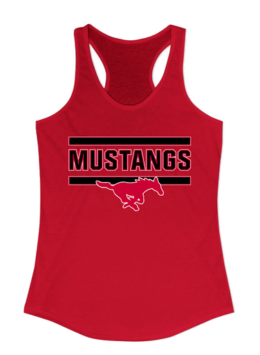 Memorial Mustangs Mascot #5 Women's Tank Top