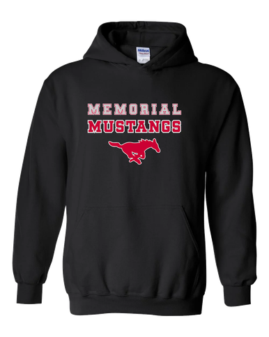 Memorial Mustangs Spirit Men's Hoodie