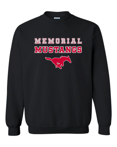 Memorial Mustangs Spirit Men's Sweatshirt