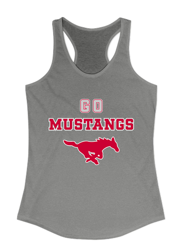 Memorial Mustangs Go Team Women's Tank Top