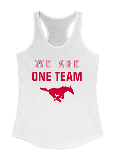 Memorial Mustangs We Are One Team Women's Tank Top