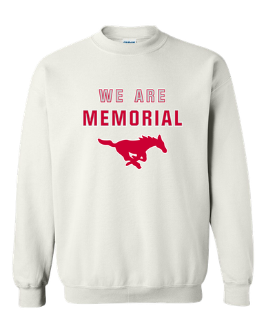 Memorial Mustangs We Are Men's Sweatshirt
