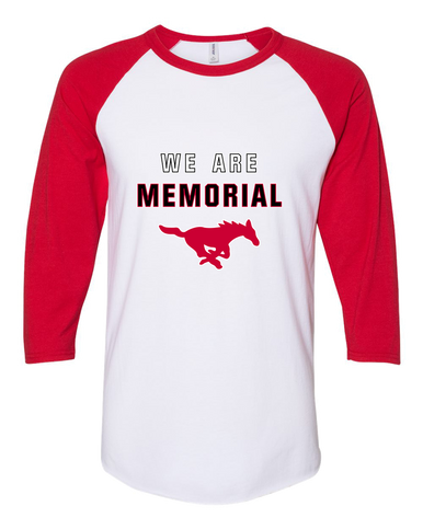 Memorial Mustangs We Are Women's Baseball T-Shirt