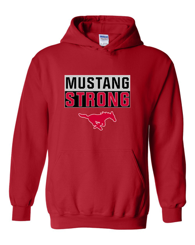Memorial Mustangs Strong #1 Men's Hoodie
