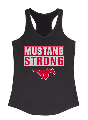 Memorial Mustangs Strong #1 Women's Tank Top