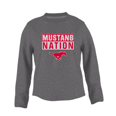 Memorial Mustangs Nation #1 Women's Sweatshirt