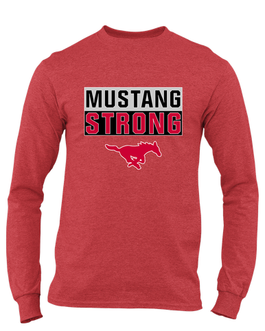 Memorial Mustangs Strong #1 Men's Premium LS T-Shirt
