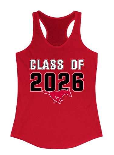 Memorial Mustangs Class of 2026 Women's Tank Top