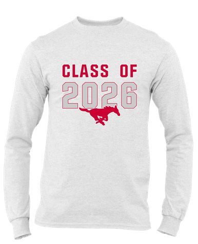 Memorial Mustangs Class of 2026 Men's Premium LS T-Shirt