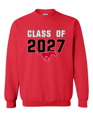 Memorial Mustangs Class of 2027 Men's Sweatshirt