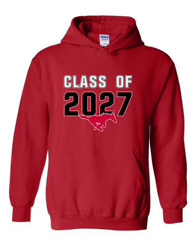 Memorial Mustangs Class of 2027 Men's Hoodie