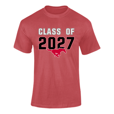 Memorial Mustangs Class of 2027 Men's Premium SS T-Shirt