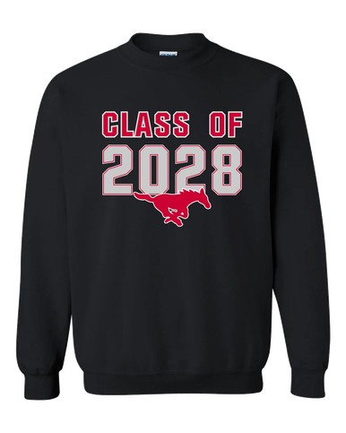 Memorial Mustangs Class of 2028 Men's Sweatshirt
