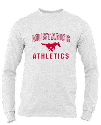 Memorial Mustangs Athletics Men's LS T-Shirt