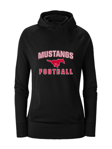 Memorial Mustangs Football #1 Women's Hoodie