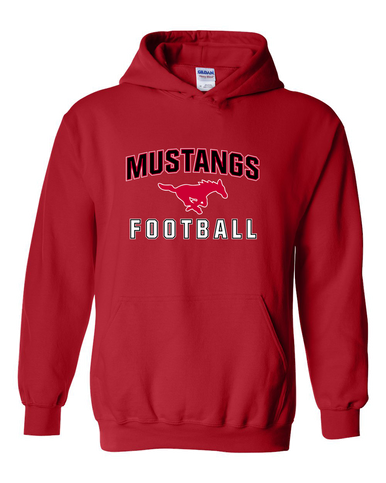 Memorial Mustangs Football #1 Men's Hoodie