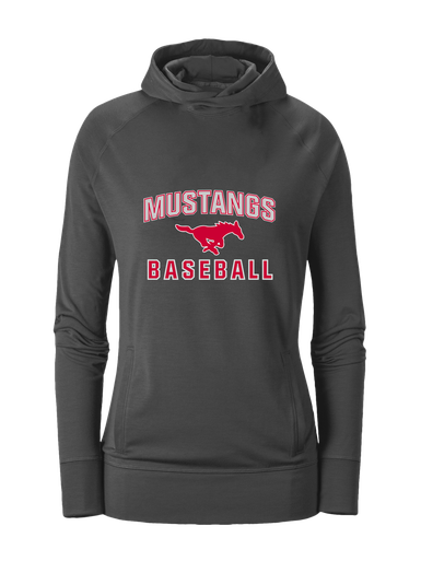 Memorial Mustangs Baseball #1 Women's Hoodie