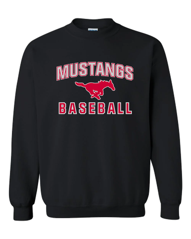 Memorial Mustangs Baseball #1 Men's Sweatshirt