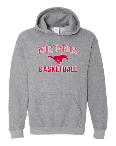 Memorial Mustangs Basketball #1 Men's Hoodie