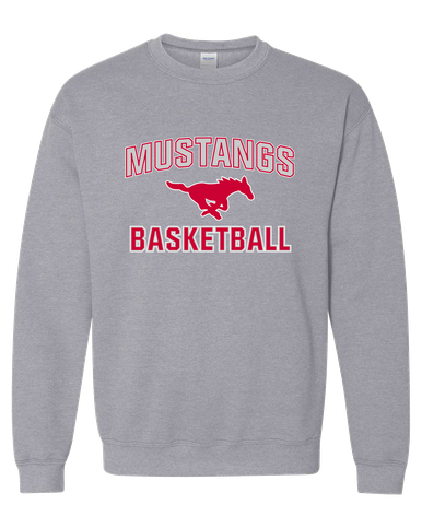 Memorial Mustangs Basketball #1 Men's Sweatshirt
