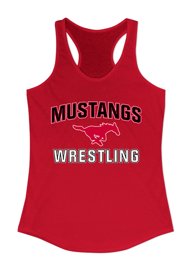 Memorial Mustangs Wrestling Women's Tank Top