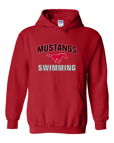 Memorial Mustangs Swimming Men's Hoodie