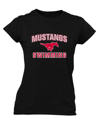 Memorial Mustangs Swimming Women's Premium SS T-Shirt