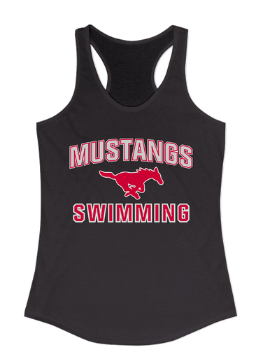 Memorial Mustangs Swimming Women's Tank Top