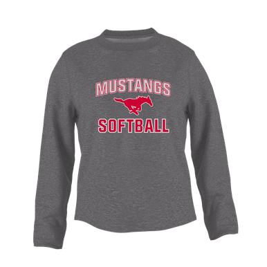 Memorial Mustangs Softball #1 Women's Sweatshirt