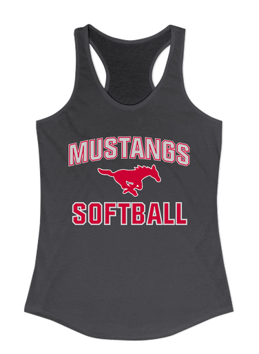 Memorial Mustangs Softball #1 Women's Tank Top