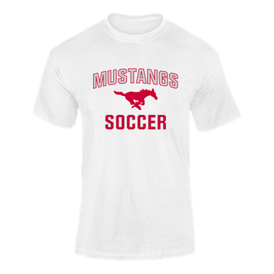 Memorial Mustangs Soccer #1 Men's Premium SS T-Shirt