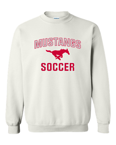 Memorial Mustangs Soccer #1 Men's Sweatshirt