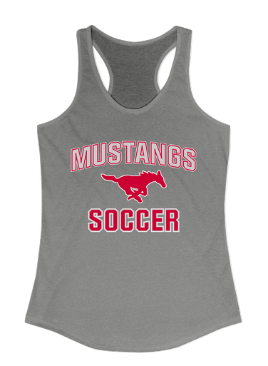 Memorial Mustangs Soccer #1 Women's Tank Top