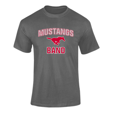 Memorial Mustangs Band # 1 Men's SS T-Shirt