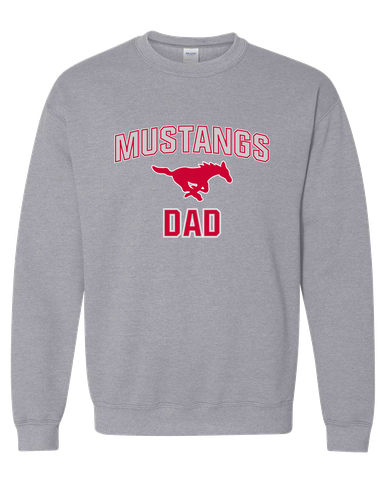 Memorial Mustangs Dad Men's Sweatshirt