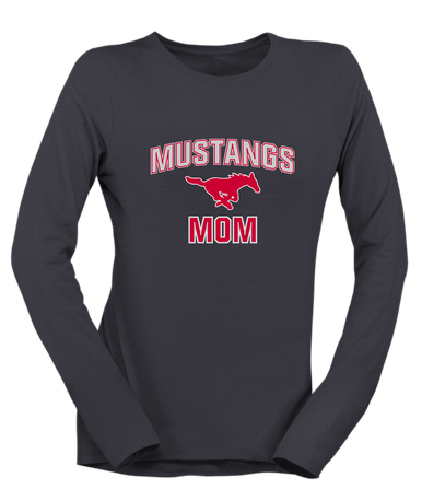 Memorial Mustangs Mom Women's Premium LS T-Shirt