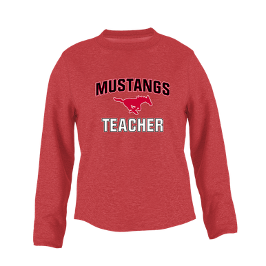 Memorial Mustangs Teacher Women's Sweatshirt