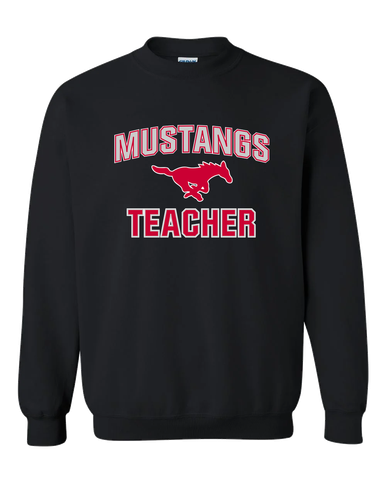 Memorial Mustangs Teacher Men's Sweatshirt