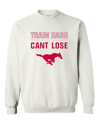 Memorial Mustangs Train Hard, Can't Lose Men's Sweatshirt