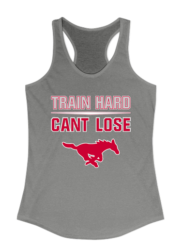 Memorial Mustangs Train Hard, Can't Lose Women's Tank Top