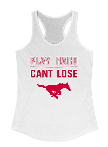 Memorial Mustangs Play Hard, Can't Lose Women's Tank Top