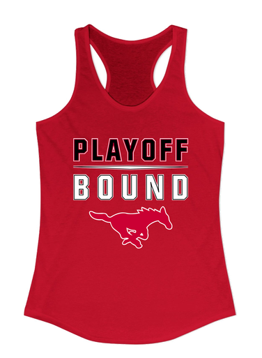 Memorial Mustangs Playoff Bound Women's Tank Top