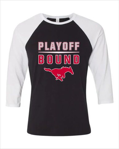 Memorial Mustangs Playoff Bound Men's Baseball T-Shirt
